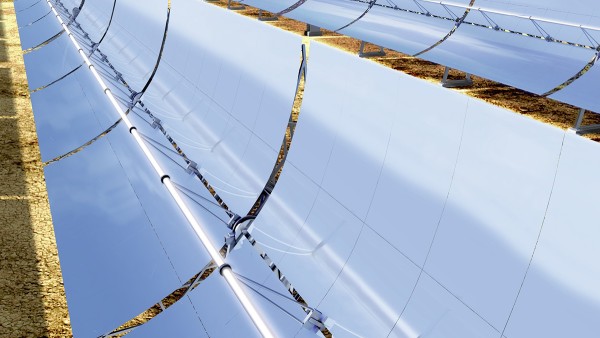 Solar thermal concentrating power pants