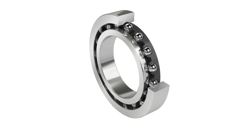 Deep groove ball bearing for steering systems