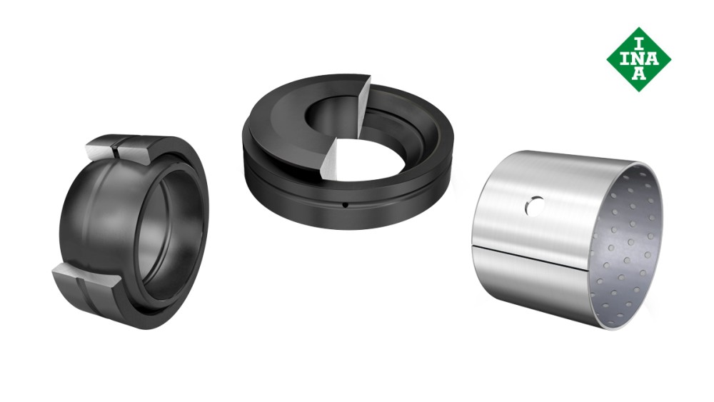 Schaeffler rolling bearings and plain bearings: Plain bearings requiring maintenance